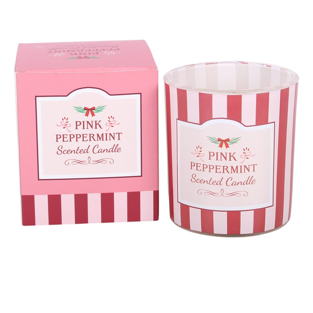 Something Different - Pink Peppermint Scented Candle - Multicolours
